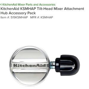Kitchen Aid Attachment Hub Accessory